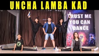 uncha lamba kad dance performance  Bollywood Hiphop dance step  Vicky patel choreography [upl. by Hawkie]