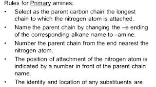 Naming Amines IUPAC Names [upl. by Dwinnell]