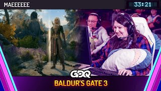 Baldurs Gate 3 by maeeeeee in 3321  Awesome Games Done Quick 2024 [upl. by Settera]