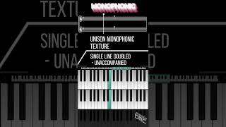 GCSE MUSIC  Monophonic vs Homophonic Texture shorts musictheory zenbeats wellerman [upl. by Ebony]