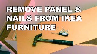 How to remove nails from IKEA furniture [upl. by Affrica]