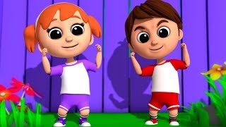 Head Shoulders Knees And Toes  Nursery Rhymes  Kids Songs  Baby Videos [upl. by Eiloj]