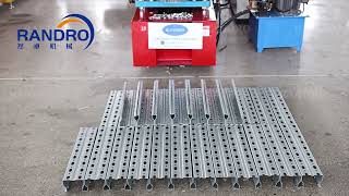 Heavy Duty Upright Shelf Rack Roll Forming Machine [upl. by Durkin249]