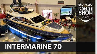 Intermarine 70  São Paulo Boat Show 2023  NÁUTICA [upl. by Naegem518]