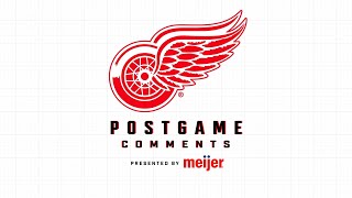 Meijer Post Game Comments  DET vs BOS  113021 [upl. by Castillo984]