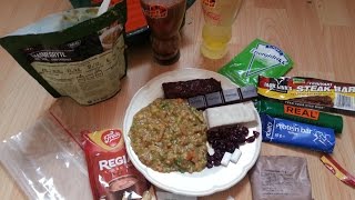 Norwegian Army MRE Arctic Field Ration Menu 8 Lamb Stew [upl. by Anuska]