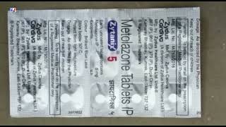 Zytanix 5 Tablet  Metolazone 5mg Tablets Ip uses  Zytanix 5mg Tablet uses side effects benefits [upl. by Max19]