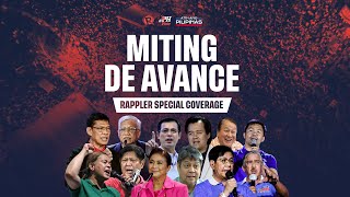 2022 Philippine Elections Miting de Avance panel discussion [upl. by Anabahs]