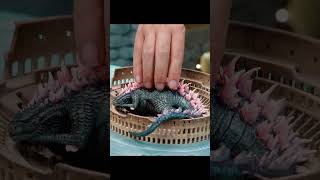 How To Make Diorama Godzilla Sleeping in The Colosseum With Polymer Clay Sculpting [upl. by Lemuelah]