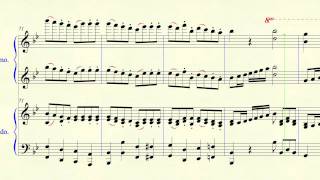 Mozart Allegro con brio Symphony No 25 K 183 Arranged for Piano Four Hands [upl. by Nidak]