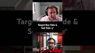 Target Buy Side amp Sell Side Jobs 🎯 quantitativefinance podcast jobs finance interviewquestions [upl. by Aisel]