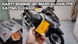 GANTI ISC MANUAL DAN TPS RESINK DI VARIO 125 KZR [upl. by Ardyaf416]