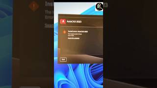 how to Solve Autocad error on windows 1011 [upl. by Etac]