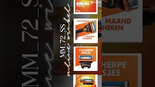 Gillette Scheermesjes Fusion 5 4 stuks [upl. by Hamilah147]