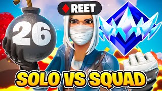 26 Eliminations SOLO VS SQUAD In UNREAL RANKED 🎮 [upl. by Gold]