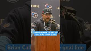 Brian Callahan on the goal line series in the second quarter tennessetitans titanup titans [upl. by Tihor]