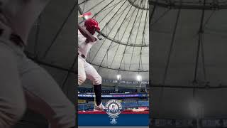 Elijah Green hits one off the catwalk in Tropicana Field [upl. by Allehcim]