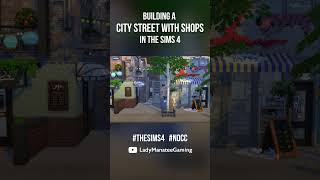 City Street  The Sims 4  thesims4 ts4 sims4nocc [upl. by Aurita253]