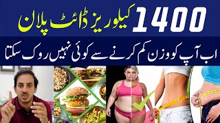 1400 Calories Meals Weight Loss  Fat Loss  Dr Zubair Afzal [upl. by Irolav]