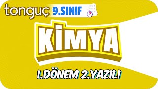 9Sınıf Kimya 1Dönem 2Yazılıya Hazırlık 📑 2024 [upl. by Verney273]