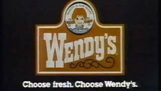 1985 Wendys commercial [upl. by Solracnauj]