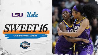 LSU vs UCLA  Sweet 16 NCAA tournament extended highlights [upl. by Mossberg194]