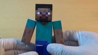 MINECRAFT Papercraft（Steve）（マインクラフトのペーパークラフト） [upl. by Ky785]