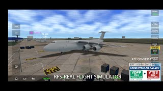 rfs c5 galaxy takeoff phnom penh to bangkok [upl. by Oigaib769]