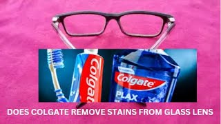 Clean Eyeglass Lens with Colgate Latest Method [upl. by Kwon]