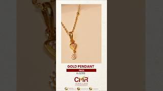 Gold Pendant cmrjewellery goldpendant cmrjewellers CMR [upl. by Nauqat]