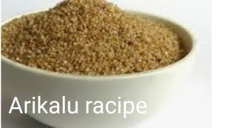 Arikalu racipe kodo Millet rice [upl. by Nesto]