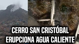 Cerro Sán CRISTÓBAL ERUPCIONA AGUA CALIENTE es un VOLCÁN [upl. by Ymmor732]