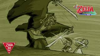 The Legend of Zelda The Wind Waker HD music extended  Ganondorf battle 30th Anniversary [upl. by Ayikahs]