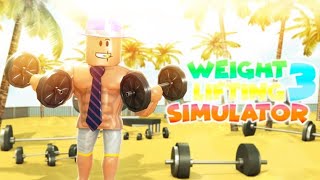 weight lifting simulator 3 codes [upl. by Ecnarolf]