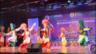 2024 Flower City Bhangra Cup India Edition  Akal Degree College Mastuana Sahib  2nd Runner Up [upl. by Camala999]