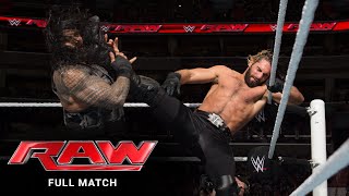 FULL MATCH  Roman Reigns vs Seth Rollins Raw Dec 29 2014 [upl. by Notffilc]