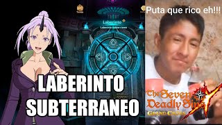 PASANDO EL LABERINTO SUBTERRANEO DE LA COLLAB CON TENSURA  7DS Grand Cross [upl. by Murton]