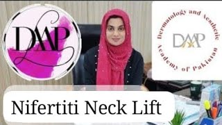 Botox Nifertiti Neck Lift by Dr Sadia Bano Cheema Dermatologist And Aesthetic Physician  DAAP [upl. by Aicsila]