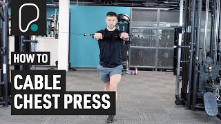 How To Do A Cable Chest Press [upl. by Akemak]