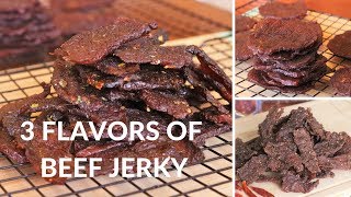 How To Make Beef Jerky In Oven Teriyaki Spicy Beef Char Siu Recipes [upl. by Maryjane]