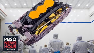 NASA’s new Webb space telescope opens its golden ‘eye’ [upl. by Hamilah]