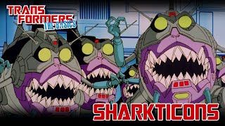 TRANSFORMERS THE BASICS on SHARKTICONS [upl. by Annaicul]