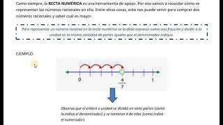 2do REPRESENTACIÓN DE FRACCIONES EN LA RECTA NUMÉRICA [upl. by Livvy]