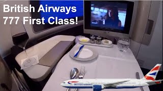 British Airways 777 First Class London to Houston Trip Report [upl. by Barayon]