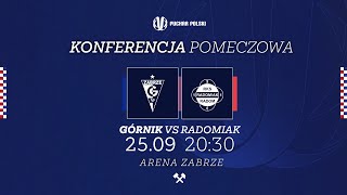 Konferencja prasowa po meczu Górnik Zabrze  Radomiak Radom [upl. by Liv]