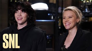 Kate McKinnon Reveals a Big Birthday Secret to Billie Eilish  SNL [upl. by Ruthie993]