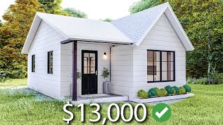 7x9 Meters Modern Small House Design  2 Bedrooms Cabin House Tour  Tiny House Living [upl. by Lishe546]