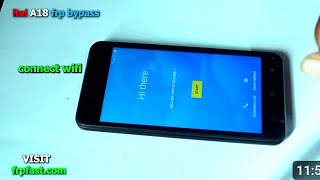 Itel A 18  A512W  frp bypass ACCOUNT REMOVAL WITH OUT PC [upl. by Ahsieyn]