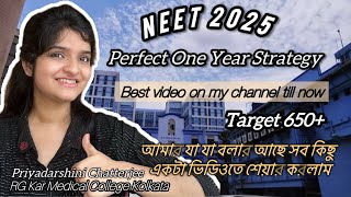 My guaranteed strategy to score 650 in NEET 2025🩺Everything in a single video [upl. by Lerad]