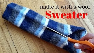 Make It With A Wool Sweater DIY Sweater Upcycling course [upl. by Pearla]